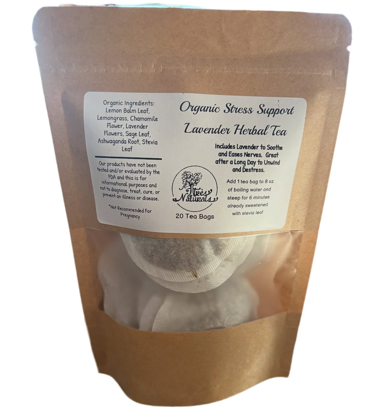 Tea: Stress Support – Lavender Herbal Tea
