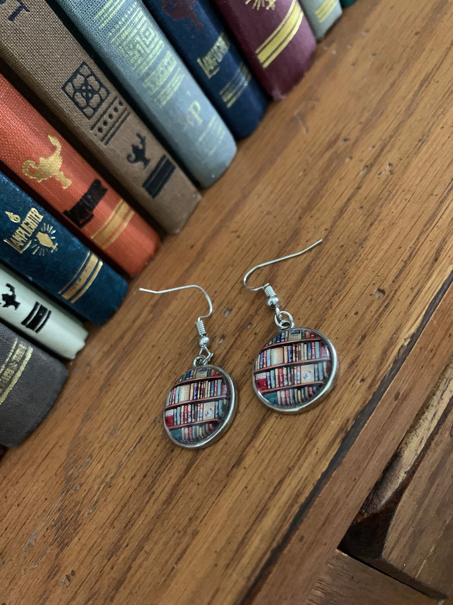 Handmade Book Lover Earrings/jewelry