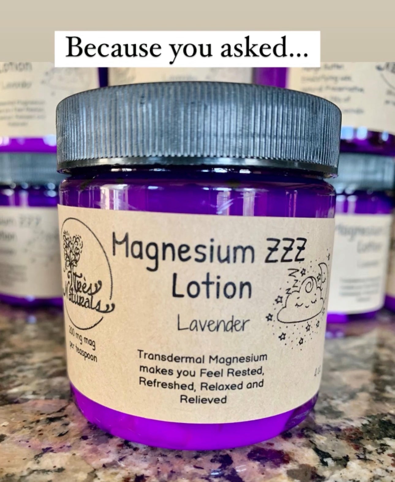 Magnesium ZZZ Lotion