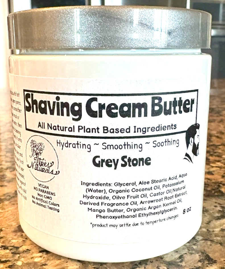 Beard: Shaving Cream Butter- Grey Stone