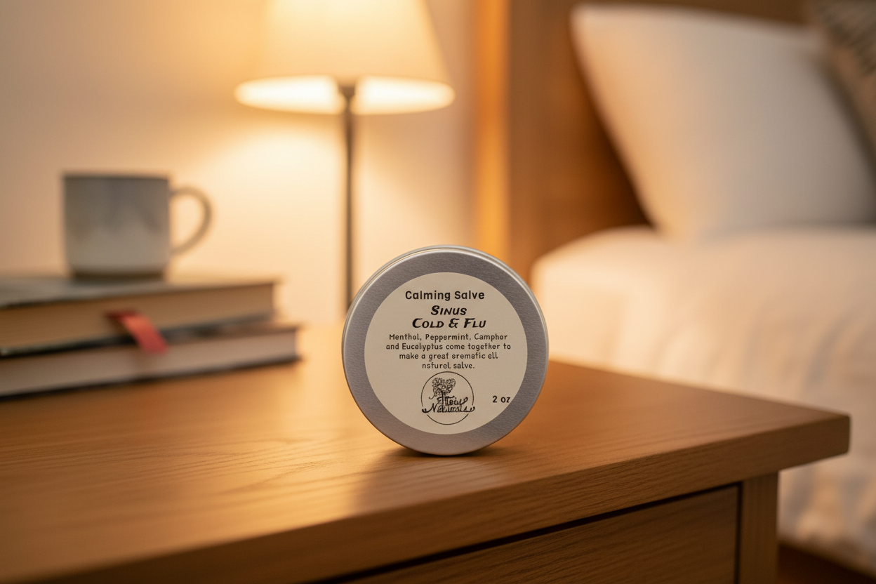 Healing Salve Sinus Cold and Flu / Rub 2 oz