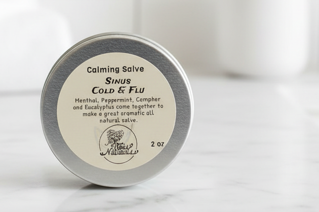 Healing Salve Sinus Cold and Flu / Rub 2 oz