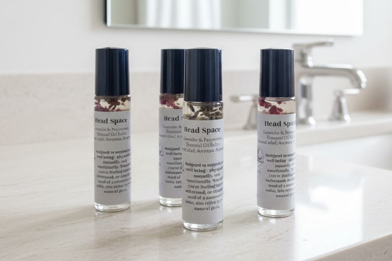 Essential Oil: roller bottle Head Space 10ml