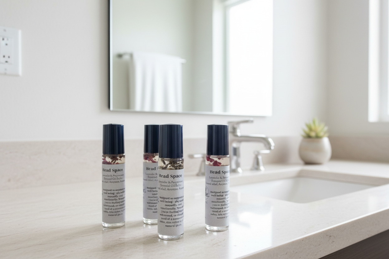 Essential Oil: roller bottle Head Space 10ml