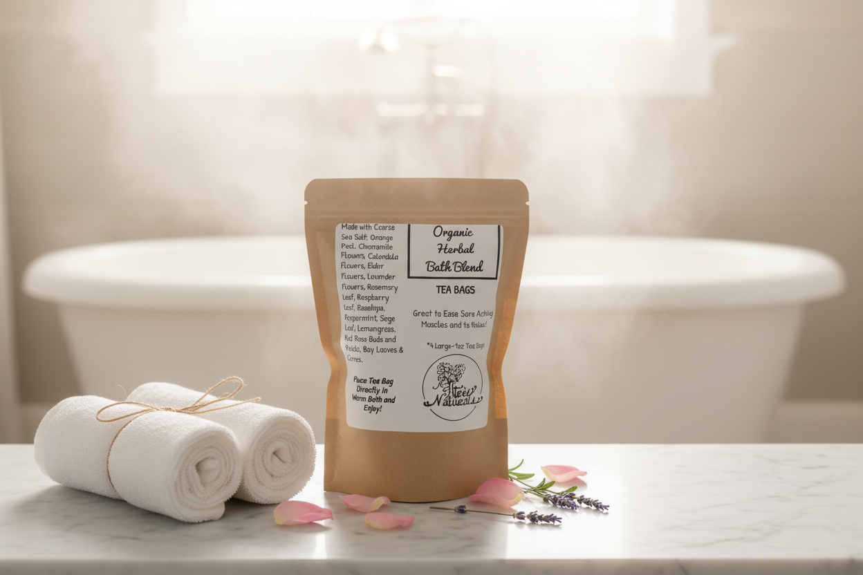 Tea Bath:  Herbal Tea Bags