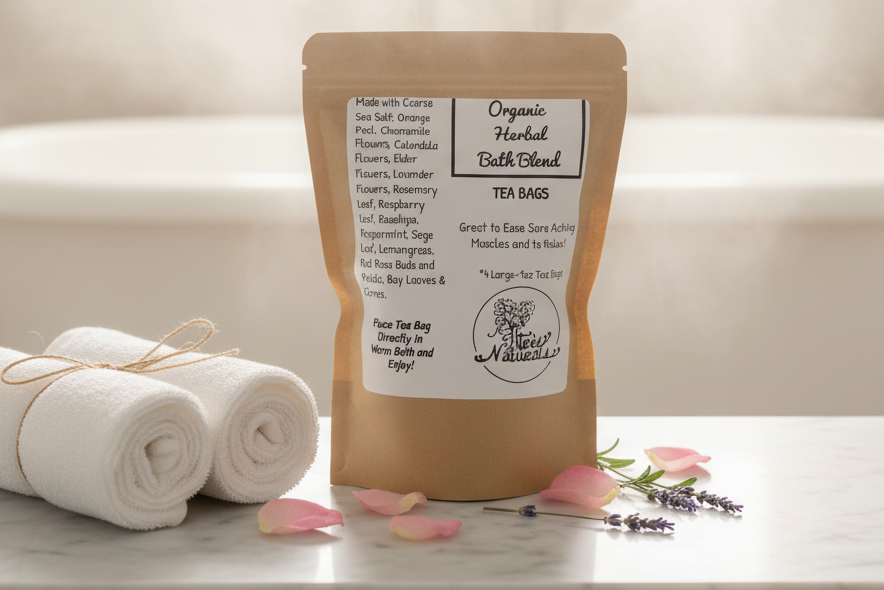 Tea Bath:  Herbal Tea Bags