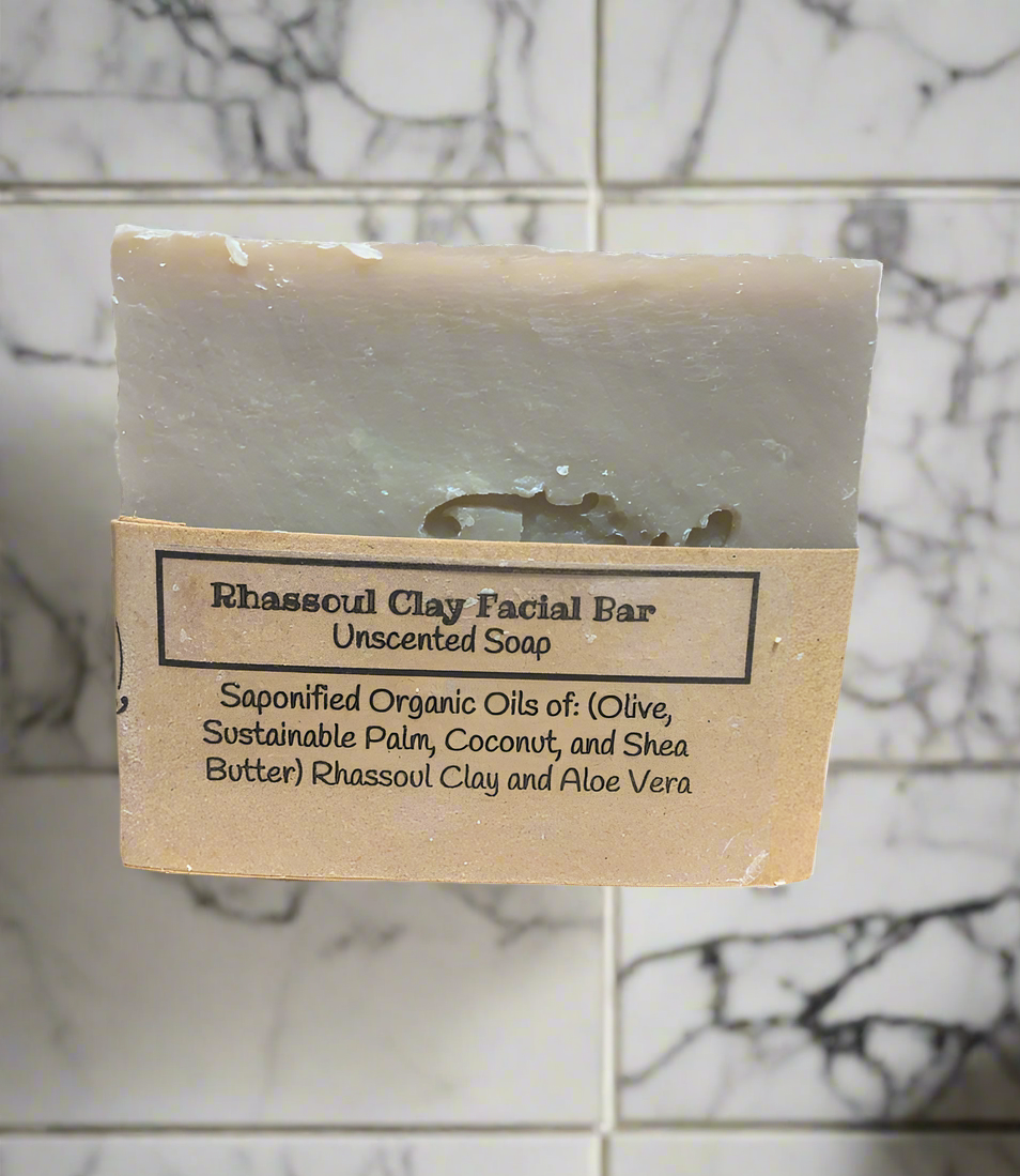Rhassoul Clay Facial Soap unscented VEGAN