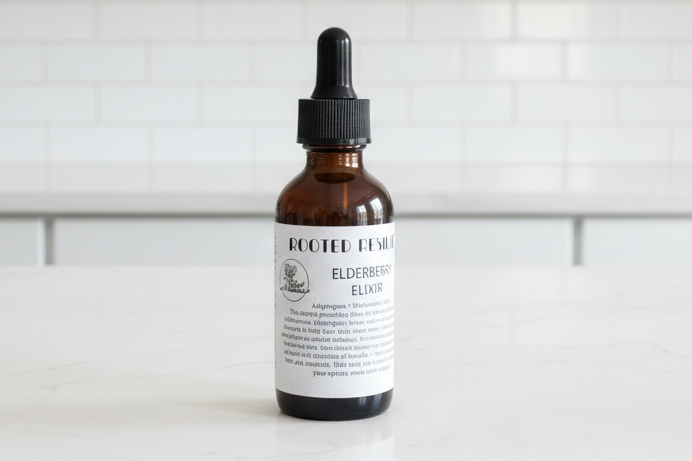 Elderberry: Rooted Resilience Elderberry Elixir 2oz