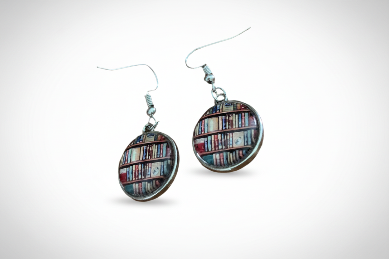Jewelry: Handmade Book Lover Earrings/jewelry