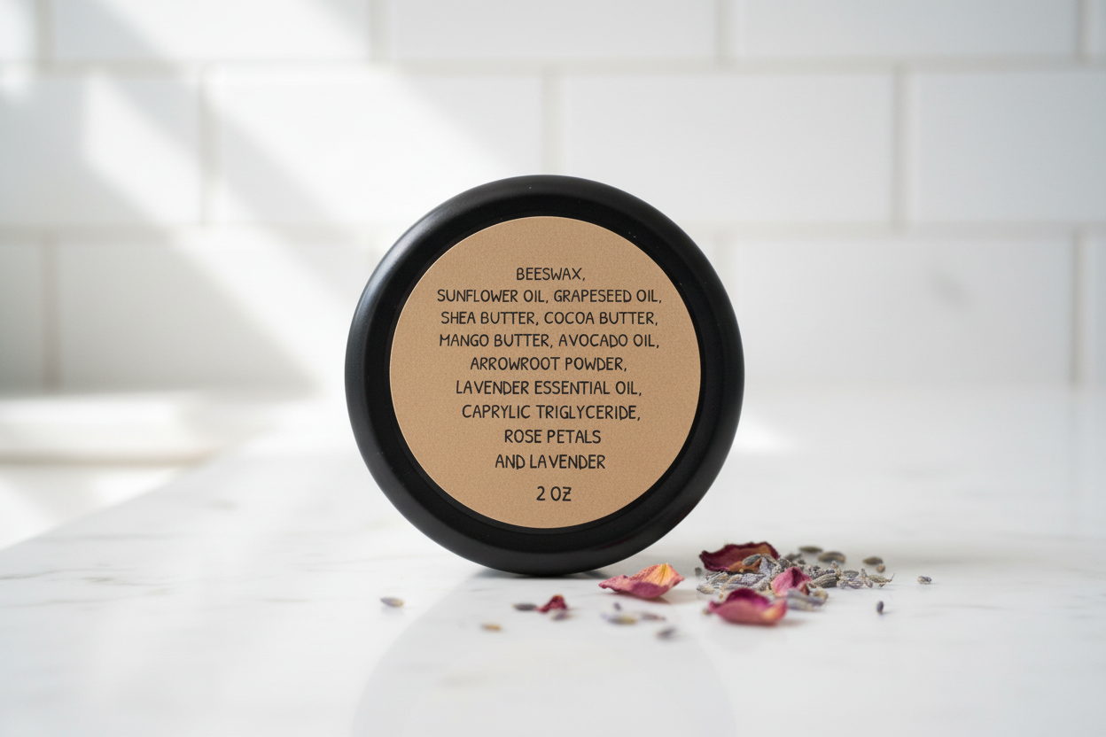 Lotion: Our Triple Butter Body Butter mini hearts
Mini Heart Lotion Bar Set