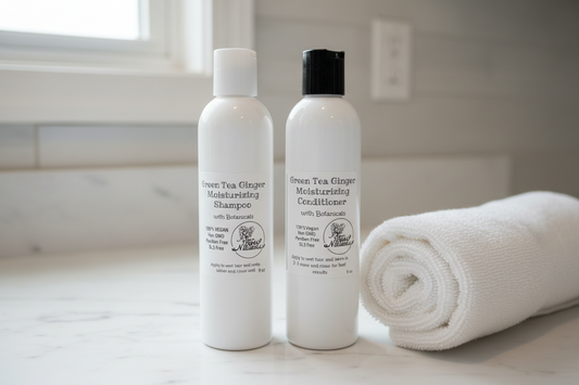 Hair: Green Tea Ginger Moisturizing Shampoo or Conditioner