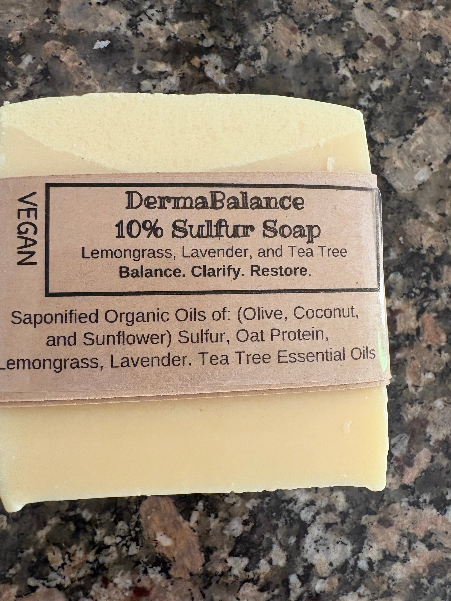 Soap/DermaBalance
10% Sulfur Soap
