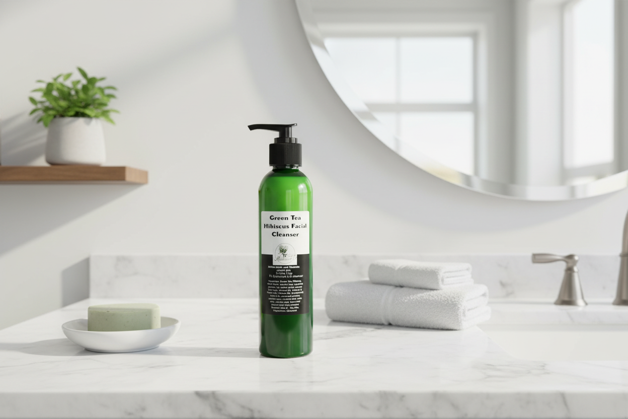 Face: Hibiscus Green Tea Facial Cleanser