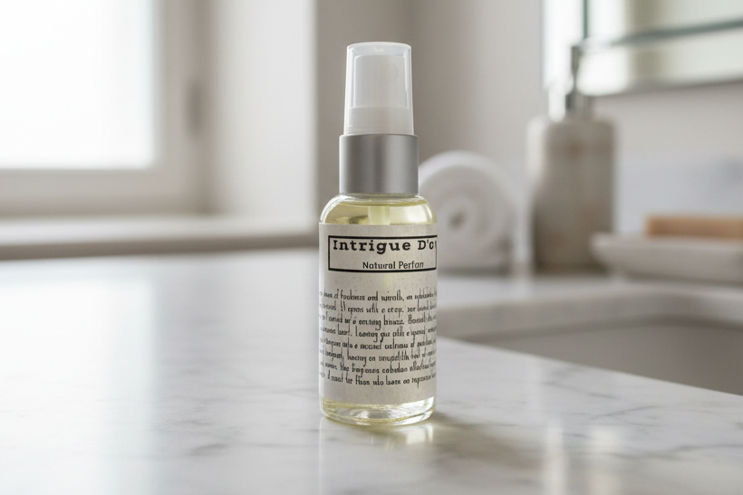 Perfume: Intrigue D’or Perfume 2oz