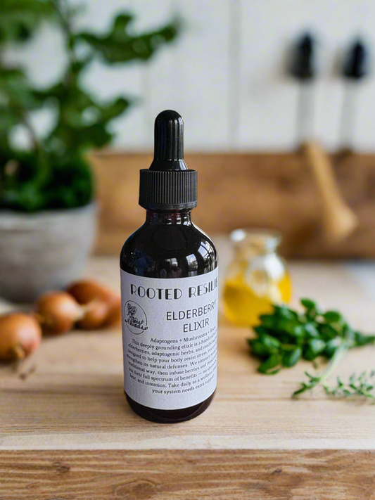 Rooted Resilience Elderberry Elixir 2oz