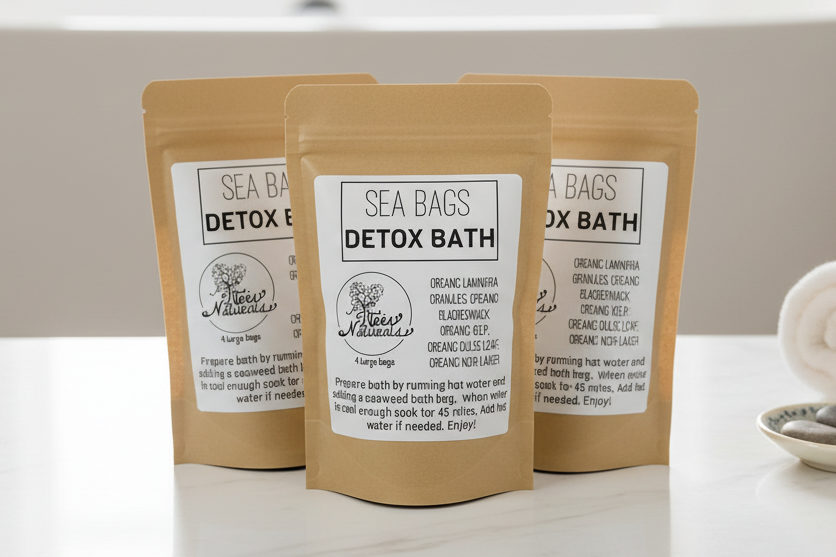 Tea Bath: Sea Bags DETOX Bath- 4 large bags