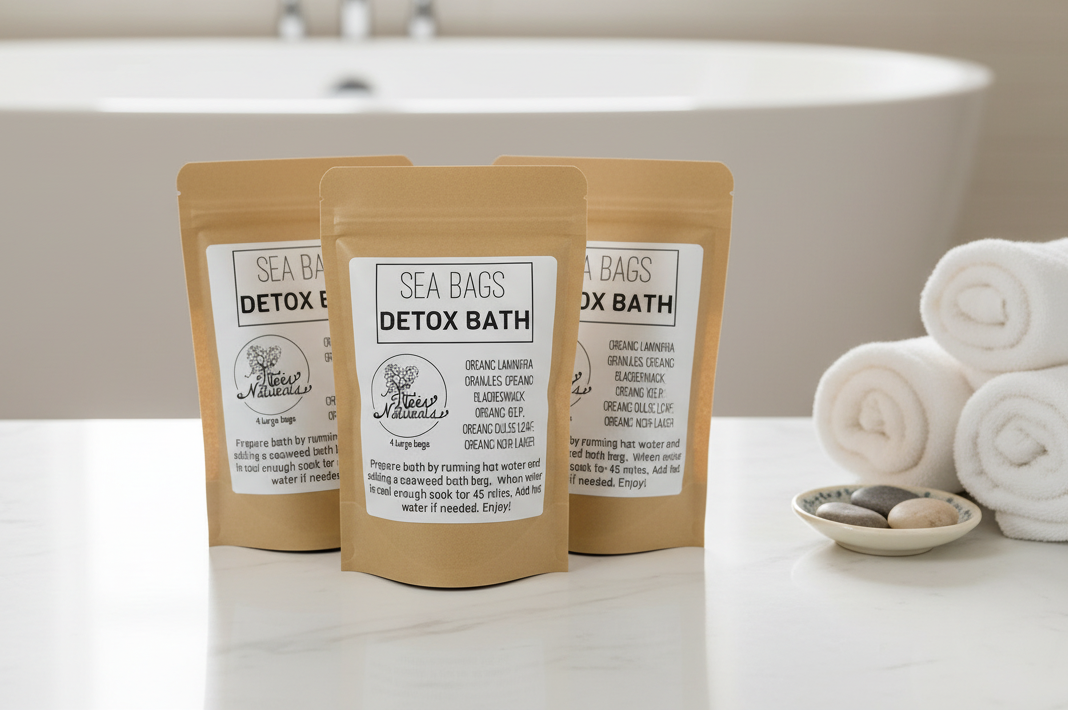 Tea Bath: Sea Bags DETOX Bath- 4 large bags