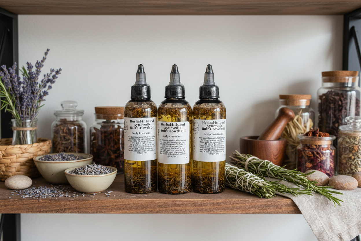 Hair: Herbal Infused Hair Growth Oil /Scalp Treatment 4 Oz