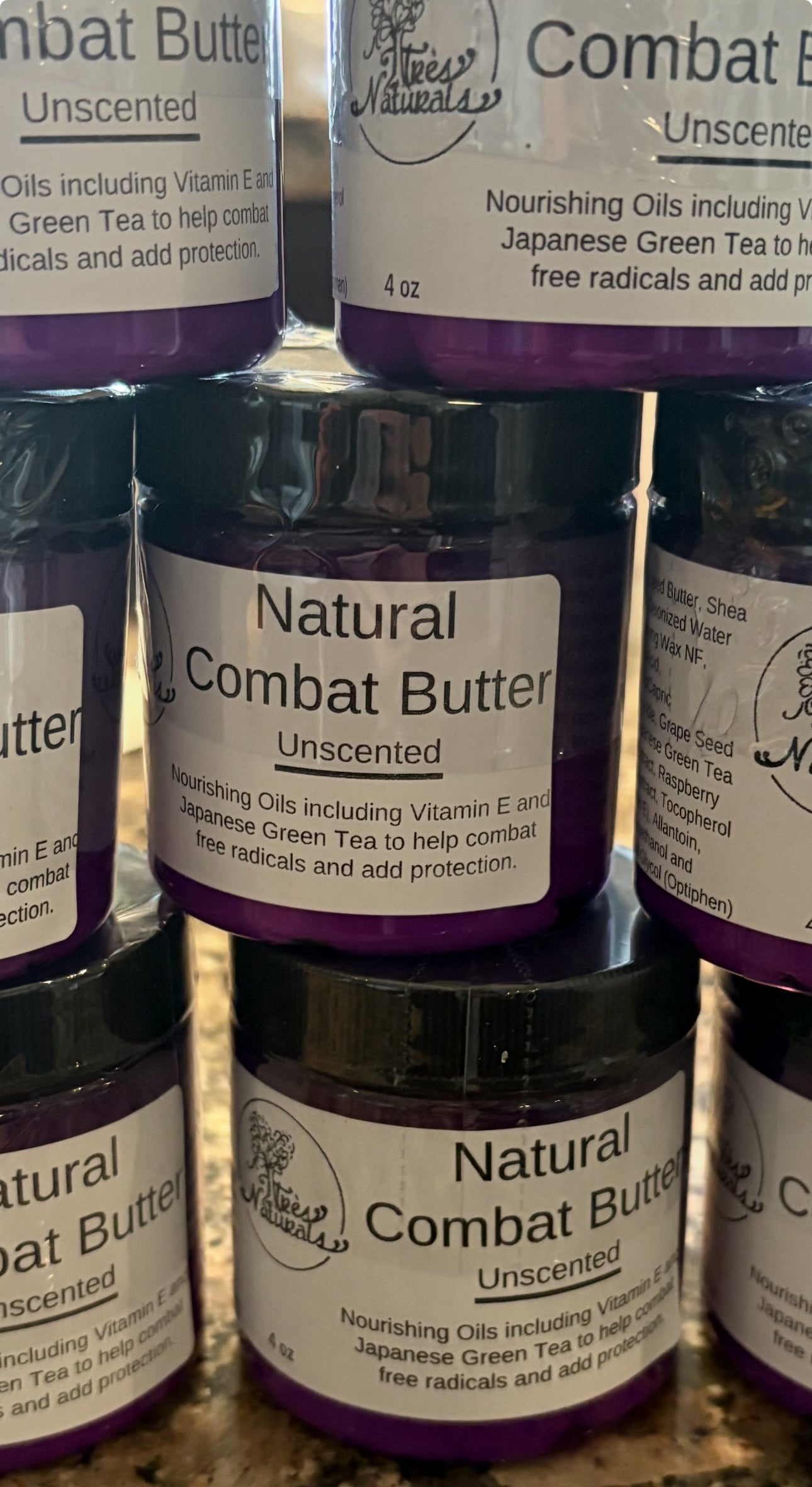 Lotion: Natural Combat Butter unscented