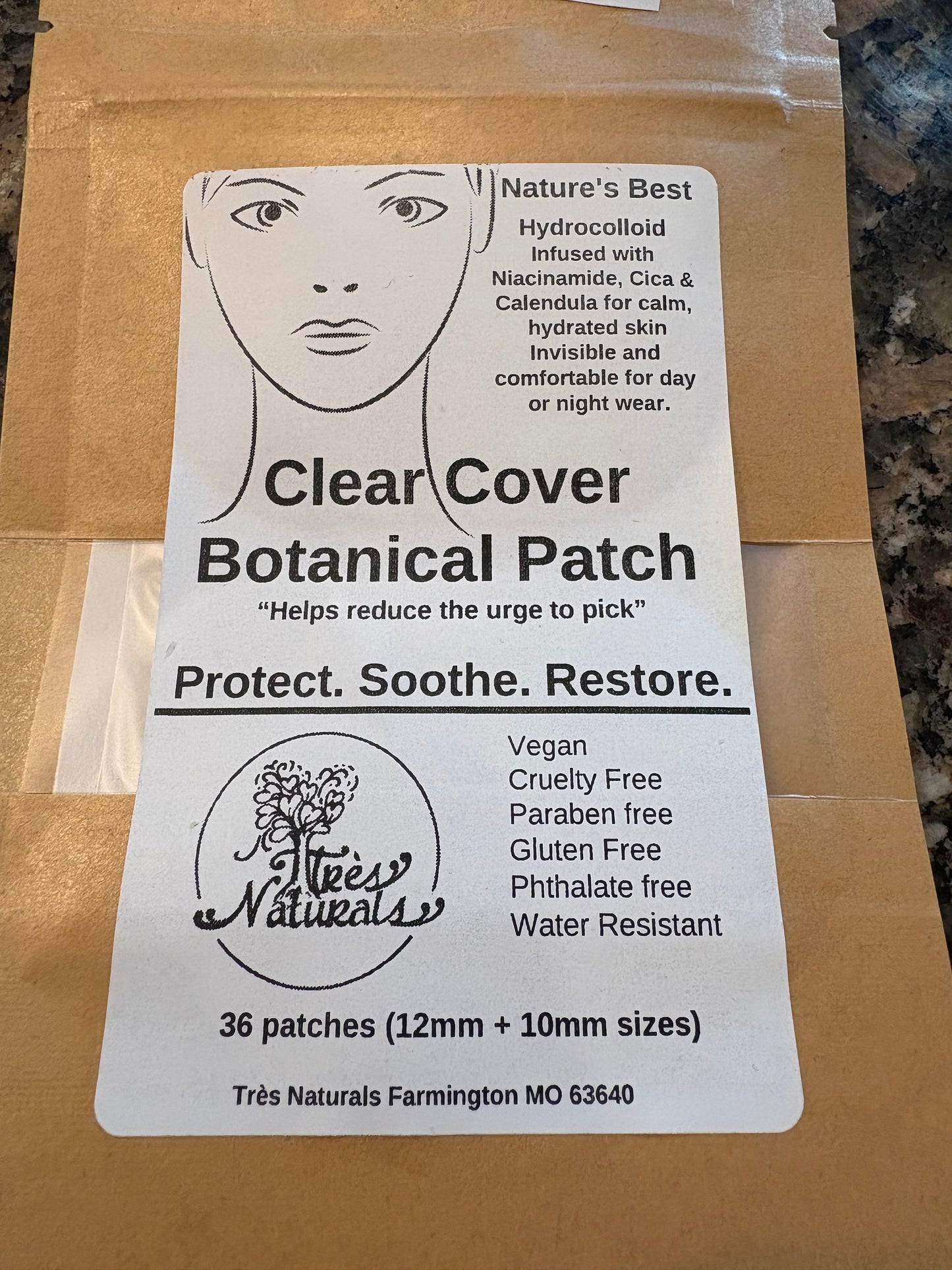 Blemish control: Clear Cover Botanical Patch pimple patch