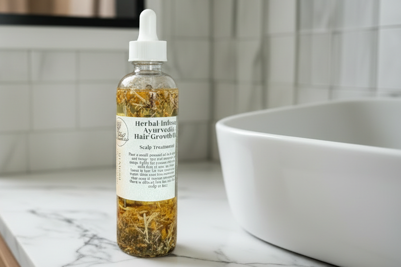 Hair: Herbal Infused Hair Growth Oil /Scalp Treatment 4 Oz