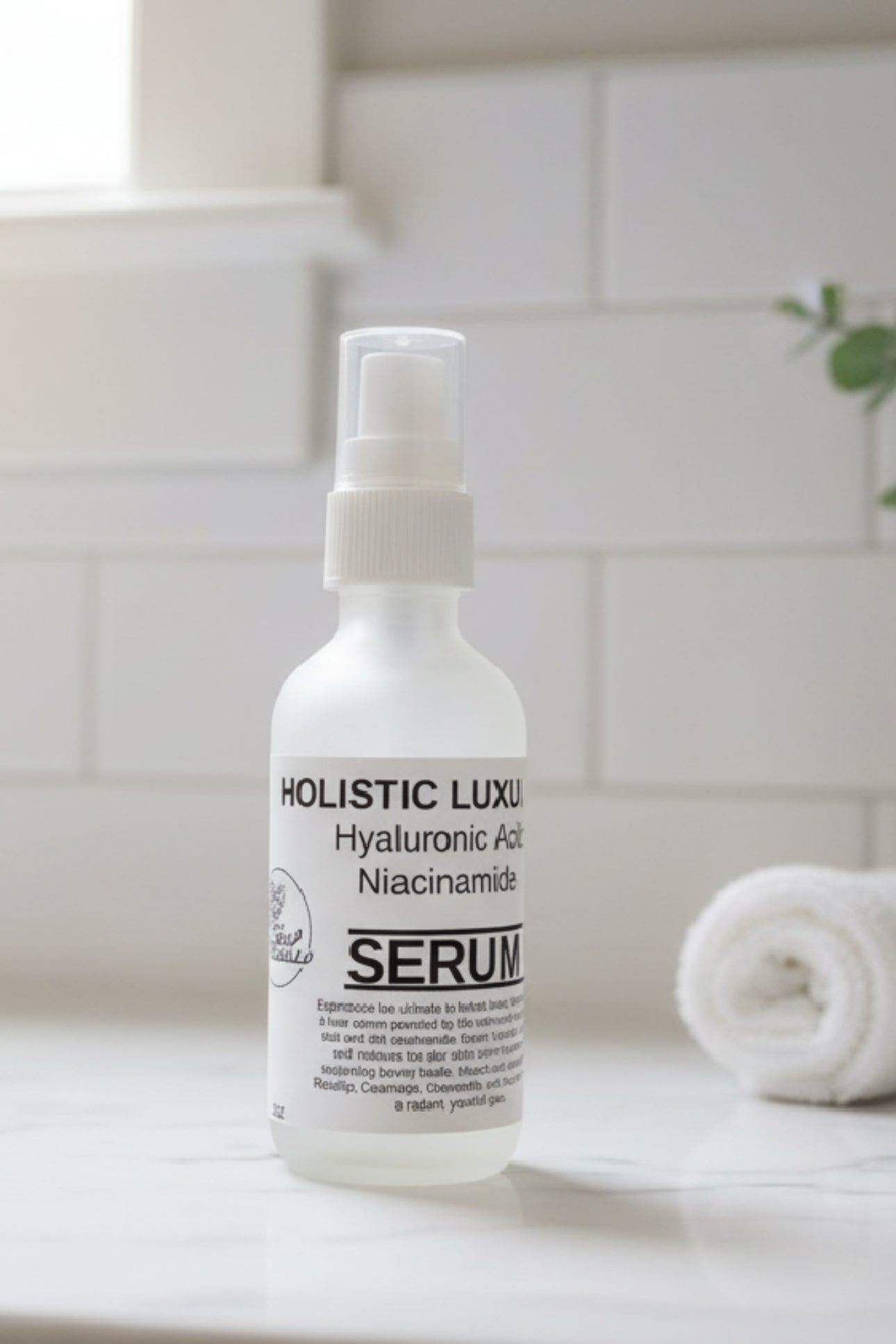 Face: Holistic Luxury Hyaluronic Acid + Niacinamide Serum