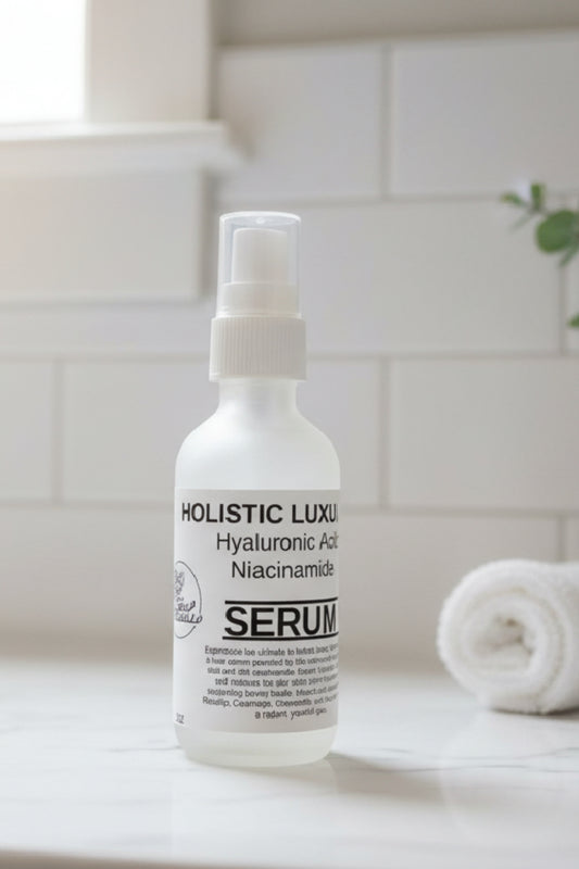Face: Holistic Luxury Hyaluronic Acid + Niacinamide Serum