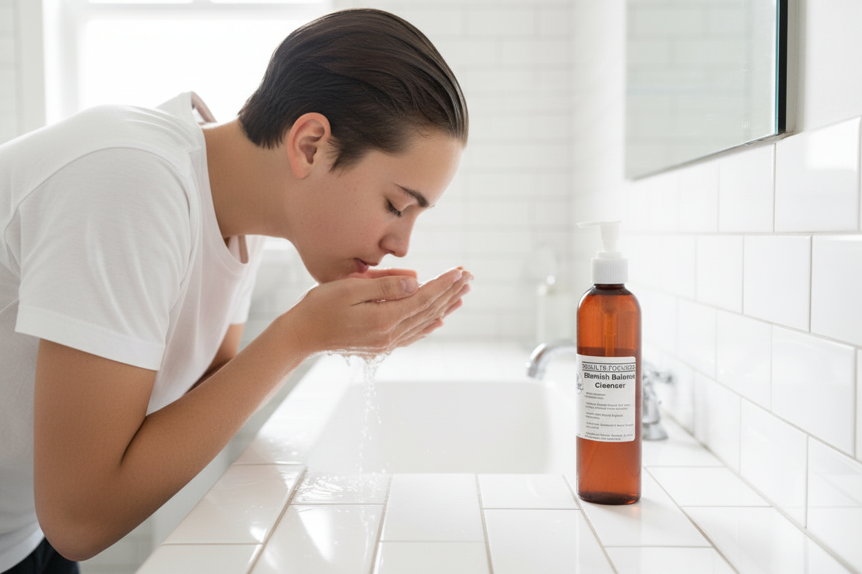 Face: Facial Wash Facial Cleanser (Results-Focused Blemish Balance Cleanser)